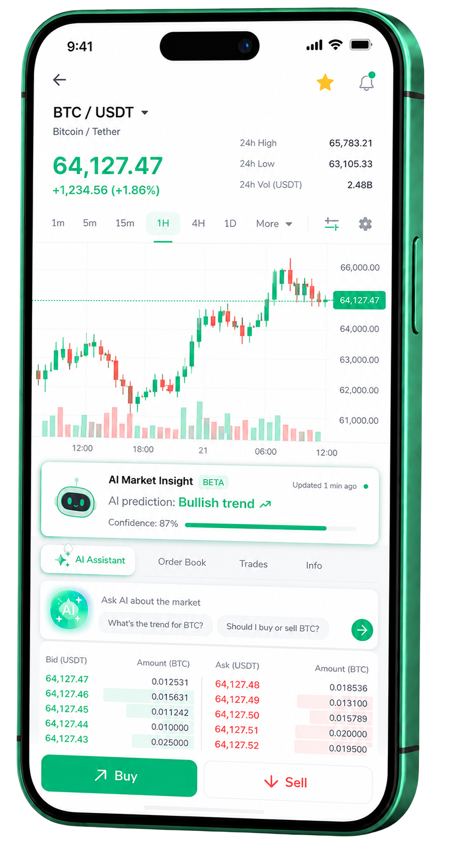 Application mobile de trading Devisal Monéta pour smartphone